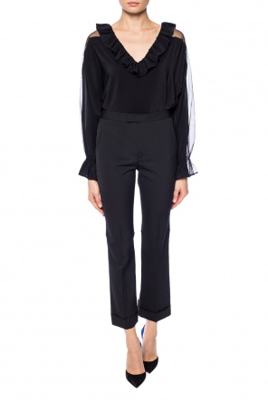 Pleat-front flared trousers, zdjęcie 2 Pleat-front flared trousers od Maison Margiela